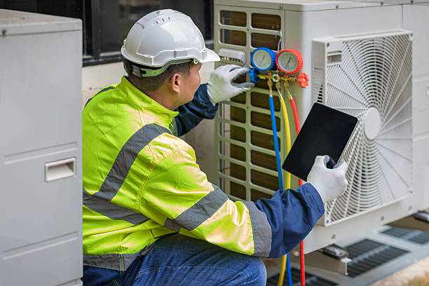 Professional Air Duct Cleaning technician working in Manasota, FL